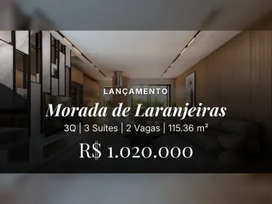 Casa com 3 Quartos à venda, 115m² no Morada de Laranjeiras, Serra