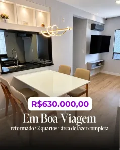 Apartamento com 2 Quartos à venda, 56m² no Imbiribeira, Recife