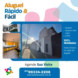 Kitnet com 1 Quarto para alugar, 29m² no Setor Sol Nascente, Goiânia