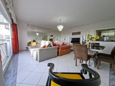 Apartamento com 3 Quartos para venda ou aluguel, 163m² no Gonzaga, Santos