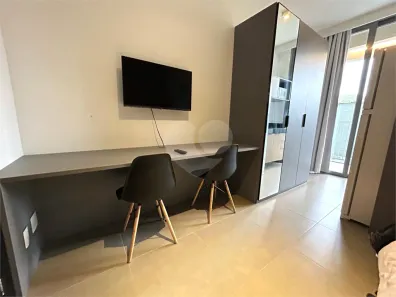 Apartamento com 1 Quarto para alugar, 21m² no Indianópolis, São Paulo