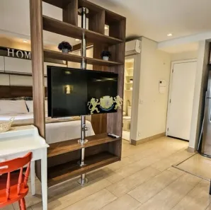 Apartamento com 1 Quarto à venda, 38m² no Santo Amaro, São Paulo