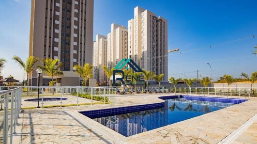 Apartamento com 2 Quartos à venda, 52m² no Loteamento Adventista Campineiro, Hortolândia