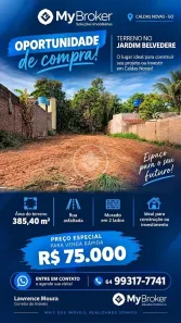 Lote/Terreno à venda, 385m² no Jardim Belvedere, Caldas Novas