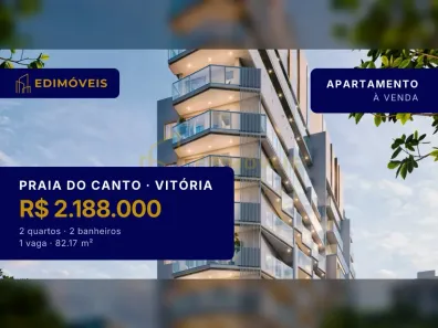 Apartamento com 2 Quartos à venda, 82m² no Praia do Canto, Vitória