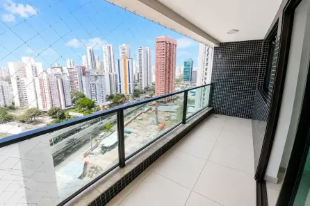 Apartamento com 3 Quartos para alugar, 81m² no Boa Viagem, Recife