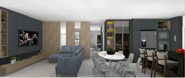 Apartamento com 3 Quartos para alugar, 140m² no Nova Campinas, Campinas