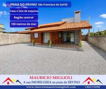 Casa com 3 Quartos à venda, 99m² no Praia do Ervino, São Francisco do Sul