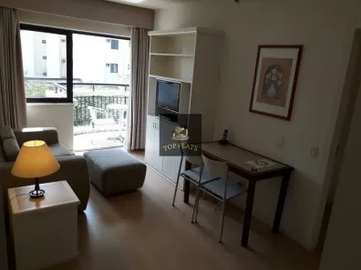 Flat com 1 Quarto para alugar, 35m² no Itaim Bibi, São Paulo