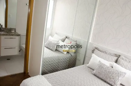 Apartamento com 2 Quartos à venda, 60m² no Campestre, Santo André