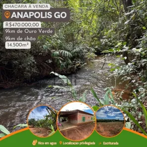Fazenda/Sítio com 3 Quartos à venda, 14500m² no Centro, Anápolis