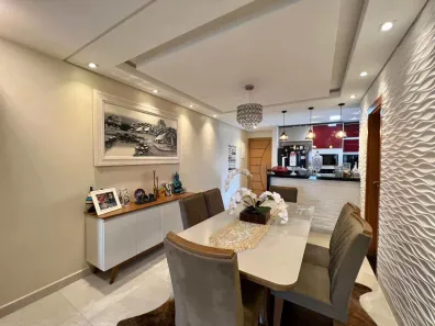 Apartamento com 3 Quartos para alugar, 130m² no Guilhermina, Praia Grande