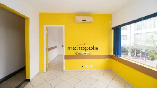 Sala Comercial para alugar, 90m² no Centro, Santo André
