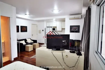 Apartamento com 1 Quarto à venda, 55m² no Cidade Monções, São Paulo