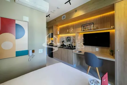 Kitnet com 1 Quarto à venda, 49m² no Indianópolis, São Paulo