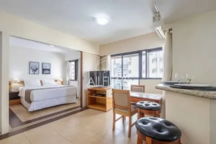 Flat com 1 Quarto à venda, 40m² no Cerqueira César, São Paulo