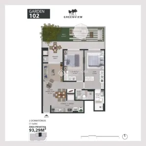 Apartamento com 2 Quartos à venda, 68m² no Ingleses do Rio Vermelho, Florianópolis