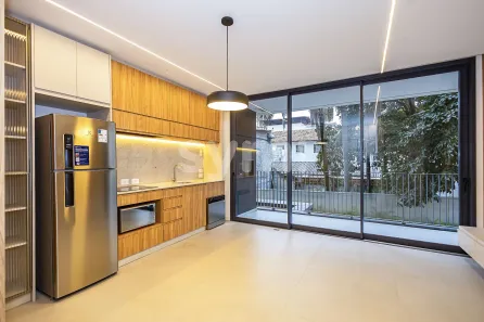 Apartamento com 1 Quarto para alugar, 53m² no Batel, Curitiba