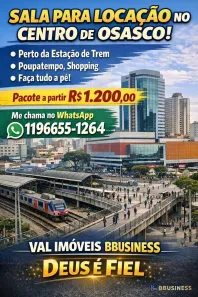 Sala Comercial para alugar, 30m² no Centro, Osasco