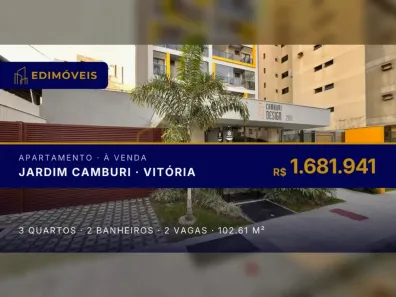 Apartamento com 3 Quartos à venda, 102m² no Jardim Camburi, Vitória