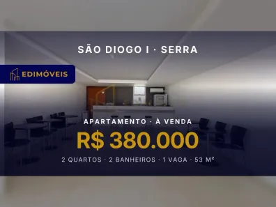 Apartamento com 2 Quartos à venda, 53m² no São Diogo I, Serra