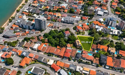 Lote/Terreno à venda, 691m² no Itaguaçu, Florianópolis
