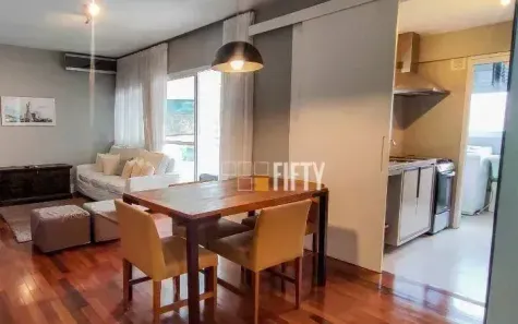 Apartamento com 1 Quarto para alugar, 80m² no Cidade Monções, São Paulo