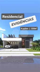 Casa de Condomínio com 4 Quartos à venda, 220m² no Residencial Evidências, Indaiatuba