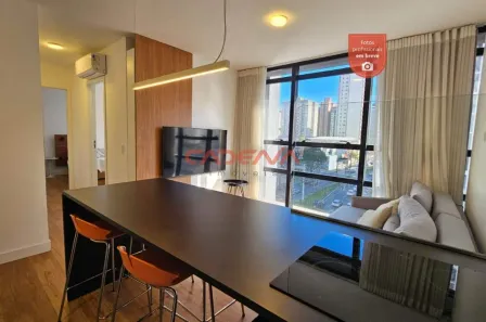 Apartamento com 2 Quartos para alugar, 47m² no Centro, Curitiba