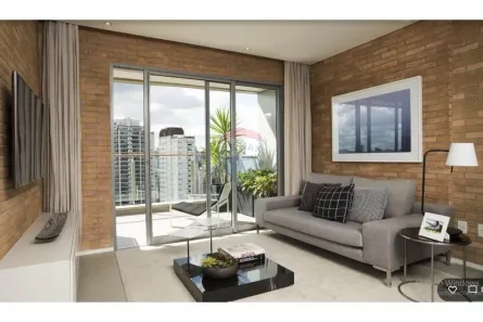 Apartamento com 1 Quarto para alugar, 72m² no Vila Nova Conceição, São Paulo