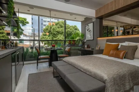 Apartamento com 1 Quarto para venda ou aluguel, 27m² no Pinheiros, São Paulo