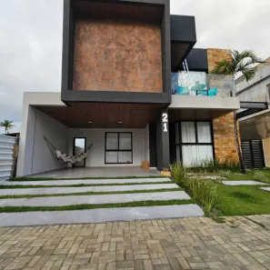 Casa de Condomínio com 3 Quartos à venda, 217m² no Zona de Expansão (Olhos D'Agua), Barra dos Coqueiros