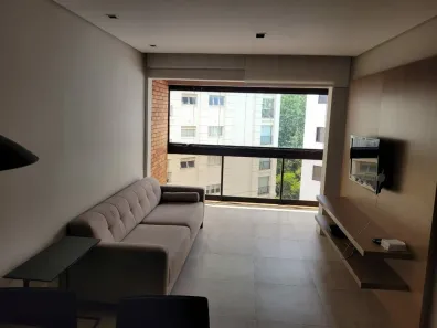 Flat com 1 Quarto para alugar, 40m² no Vila Nova Conceição, São Paulo
