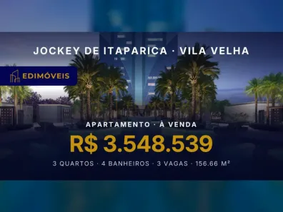 Apartamento com 3 Quartos à venda, 156m² no Jockey de Itaparica, Vila Velha