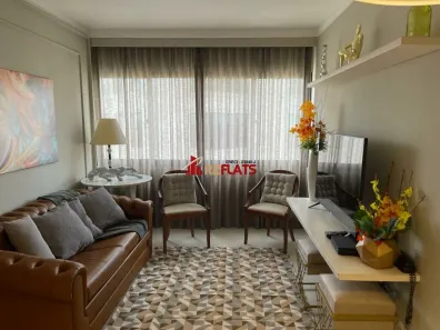 Flat com 1 Quarto para alugar, 45m² no Itaim Bibi, São Paulo