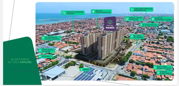 Apartamento com 2 Quartos à venda, 40m² no Barra do Ceará, Fortaleza
