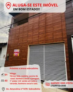Casa com 3 Quartos para alugar, 10m² no Gabriela, Feira de Santana