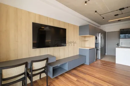 Apartamento com 1 Quarto para alugar, 58m² no Vila Olímpia, São Paulo
