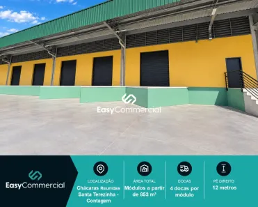 Galpão/Depósito/Armazém para alugar, 952m² no Chácaras Campestre, Contagem