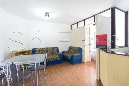 Apartamento com 1 Quarto para alugar, 45m² no Indianópolis, São Paulo
