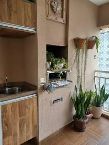 Apartamento com 3 Quartos à venda, 77m² no Campestre, Santo André
