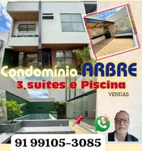 Casa de Condomínio com 3 Quartos à venda, 240m² no Quarenta Horas (Coqueiro), Ananindeua