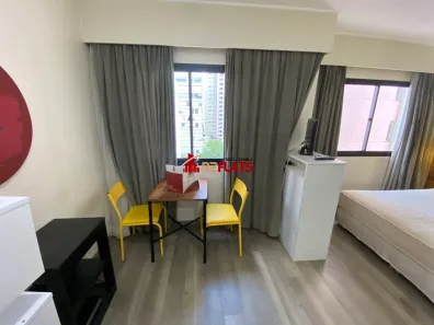 Flat com 1 Quarto para alugar, 28m² no Indianópolis, São Paulo