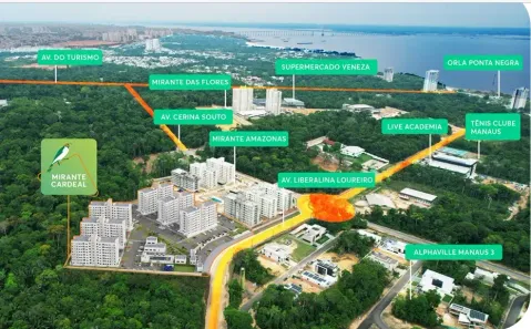 Apartamento com 2 Quartos à venda, 43m² no Ponta Negra, Manaus