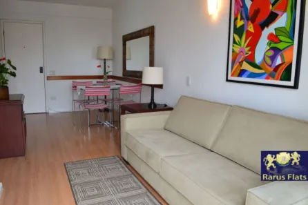 Flat com 1 Quarto para alugar, 52m² no Moema, São Paulo