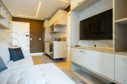 Flat com 1 Quarto à venda, 43m² no Cidade Monções, São Paulo