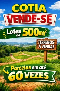 Lote/Terreno à venda, 500m² no Jardim Santa Izabel, Cotia