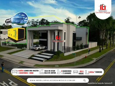 Casa de Condomínio com 3 Quartos para alugar, 419m² no Ponta Negra, Manaus