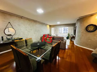 Apartamento com 3 Quartos à venda, 158m² no Gonzaga, Santos