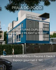 Cobertura com 3 Quartos à venda, 95m² no Poço, Cabedelo